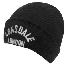 Шапка Lonsdale logo beanie 81 black