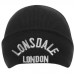 Шапка Lonsdale logo beanie 81 black