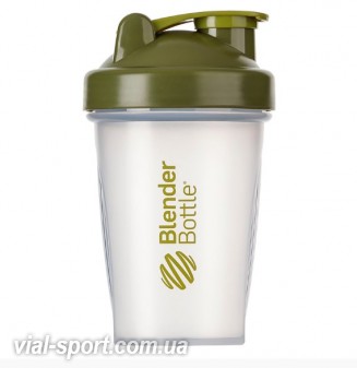 Шейкер спортивний BlenderBottle Classic 590ml Clear / Moss