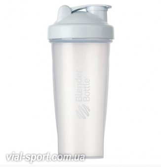 Шейкер спортивний BlenderBottle Classic 820ml Clear / White