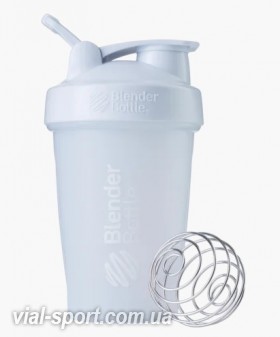 Спортивний шейкер BlenderBottle classic loop 590ml white (original)