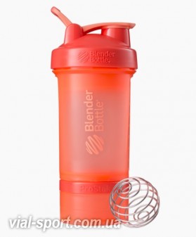 Шейкер спортивний BlenderBottle ProStak 650ml з 2-ма контейнерами Coral (ORIGINAL)