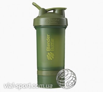 Шейкер спортивний BlenderBottle ProStak 650ml з 2-ма контейнерами moss Green (ORIGINAL)