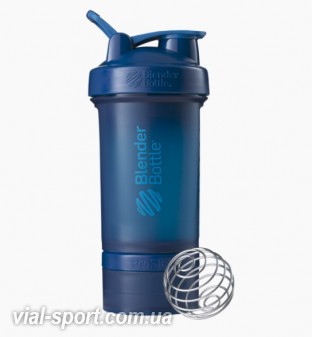 Шейкер спортивний BlenderBottle ProStak 650ml з 2-ма контейнерами Navy (ORIGINAL)