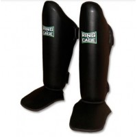 Щитки для захисту гомілки і стопи RING TO CAGE Muay Thai Ergonomic Shin in-step RC15 чорний