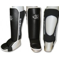 Щитки для захисту гомілки і стопи RING TO CAGE R2C Hook&amp;Loop Grappling Shin instep-Open Back