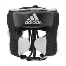 Шолом боксерський Adidas Hybrid 150 Training Headguard (чорно/білий, adiH150HG)