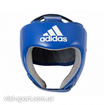 Шолом Боксерський Adidas з ліцензією Aiba (синій, AIBAH1)