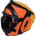 Шолом Боксерський зі знімним захисним забралом RING TO CAGE MUGHALS Safety Plastic Mask Training Headgear MFG-51C помаранчевий / жовтий / чорний