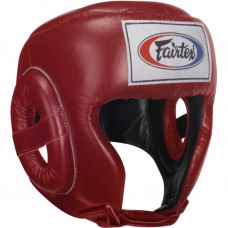 Шолом Fairtex Competition Headguard red