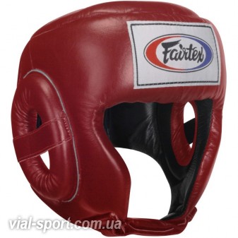 Шолом Fairtex Competition Headguard red