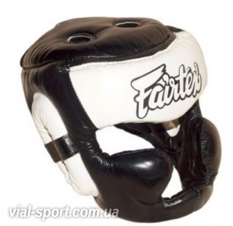 Шолом Fairtex FULL PROTECTION HG13 (Black White)