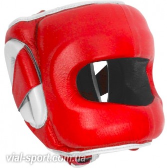 Шолом з бампером Ringside Deluxe Face Saver Boxing Headgear red