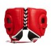 Шолом Title Boxing Leather Sparring Headgear Red