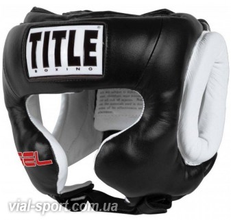 Шолом Title GEL World Traditional Training Headgear чорний