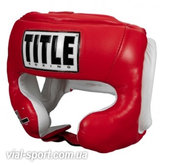 Шолом Title GEL World Traditional Training Headgear червоний