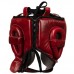 Шолом захисний TITLE BLOOD RED LEATHER SPARRING HEADGEAR