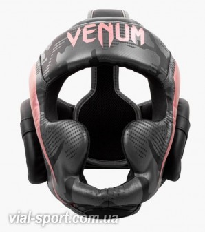 Шолом Venum Elite Headgear Black Pink Gold