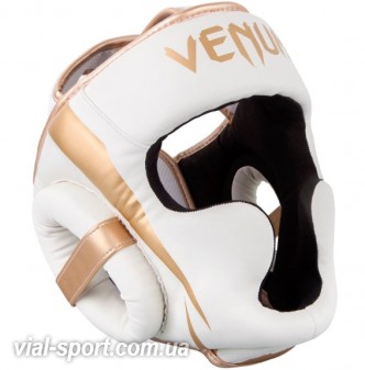 Шолом Venum Elite Headgear White Gold