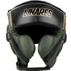 Шолом Venum Pro Boxing Headgear Linares Edition Khaki Black Gold