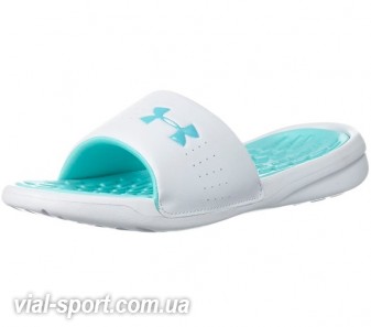 Шльопанці Under Armour W Playmaker Fix SL білий жін 3000063-300