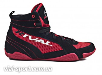 Боксерки RIVAL Low Cut Boxing Boot with mesh black-red