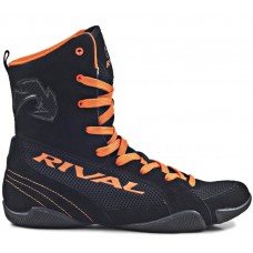 Боксерки RIVAL RSX-ONE CLASSIC HI-TOP BOXING BOOTS чорний/оранжевий