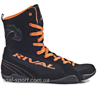 Боксерки RIVAL RSX-ONE CLASSIC HI-TOP BOXING BOOTS чорний/оранжевий