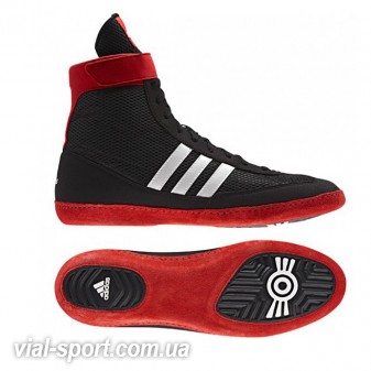 Борцовки Adidas Combat Speed 4 (чорно-червоний)