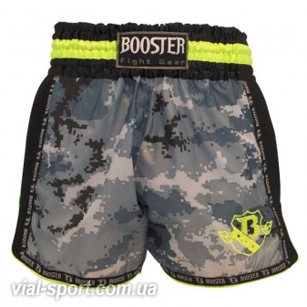 Шорти Booster TBT Pro 4 thai shorts camo / yellow