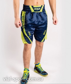 Шорти для боксу Venum Origins Boxing Short Loma Edition Blue Yellow