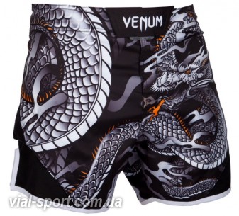 Шорти для MMA Venum Dragons Flight Fightshorts Black