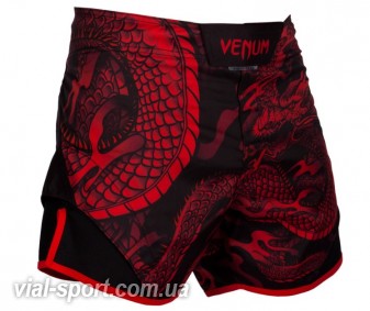 Шорти для MMA Venum Dragons Flight Fightshorts Red