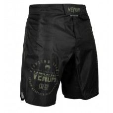 Шорти для ММА Venum Signature Fightshorts Black Khaki Exclusive