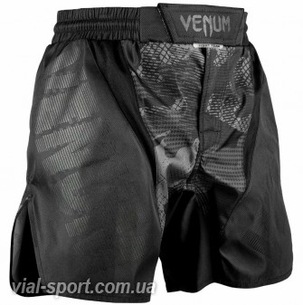 Шорти для MMA Venum Tactical Fightshorts Urban Camo Black Black