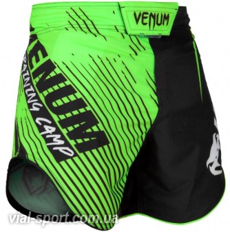 Шорти для MMA Venum Training Camp Fightshorts Black Neo Yallow