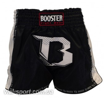 Шорти для муай-тай Booster TBT Pro Thai Shorts чорний