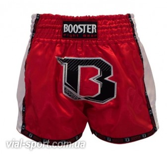 Шорти для муай-тай Booster TBT Pro Thai Shorts червоний