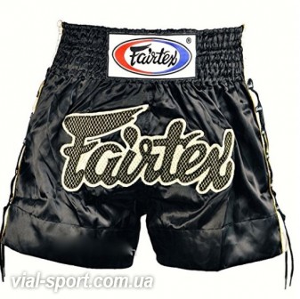 Шорти для тайського боксу Fairtex Black Lace Muay Thai Shorts