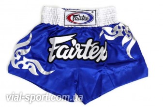 Шорти для тайського боксу Fairtex Blue Tribal Muay Thai Shorts