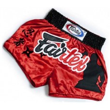 Шорти для тайського боксу Fairtex Limited Collection Shorts the Assassin Red