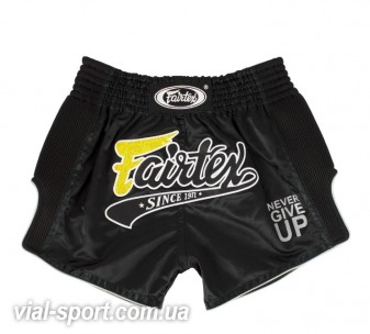 Шорти для тайського боксу Fairtex Muay Thai Shorts Чорний