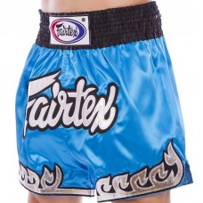 Шорти для тайського боксу і кікбоксингу FAIRTEX BS0631 Блакитний