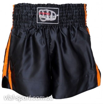 Шорти для тайського боксу (Muay Thai) FIREPOWER ST - 14 Black / Orange