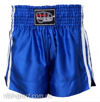 Шорти для тайського боксу (Muay Thai) FIREPOWER ST-14 Blue