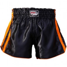 Шорти для тайського боксу (Muay Thai) FIREPOWER ST-15-Black-Orange