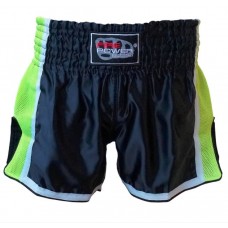 Шорти для тайського боксу (Muay Thai) FIREPOWER ST-16-Black-Lime