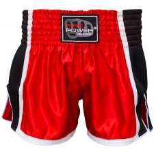 Шорти для тайського боксу (Muay Thai) FIREPOWER ST-16-Red