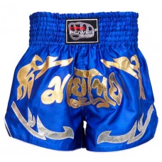 Шорти для тайського боксу (Muay Thai) FIREPOWER ST-19-Blue