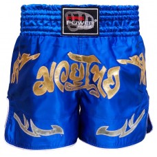 Шорти для тайського боксу (Muay Thai) FIREPOWER ST-20-Blue